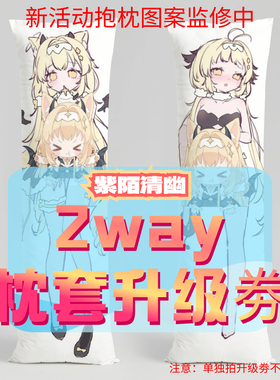 紫陌清幽_三代2way抱枕套升级券 50x160cm枕芯 适配12.2-12.30