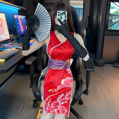 日系二次元东瀛女忍者旗袍和服