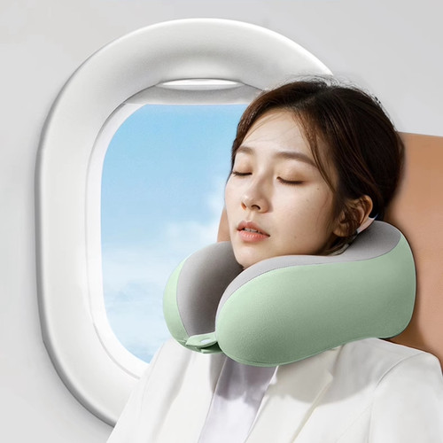 德国u型枕脖子护颈旅行便携u形枕记忆棉长途飞机火车睡觉专用枕头
