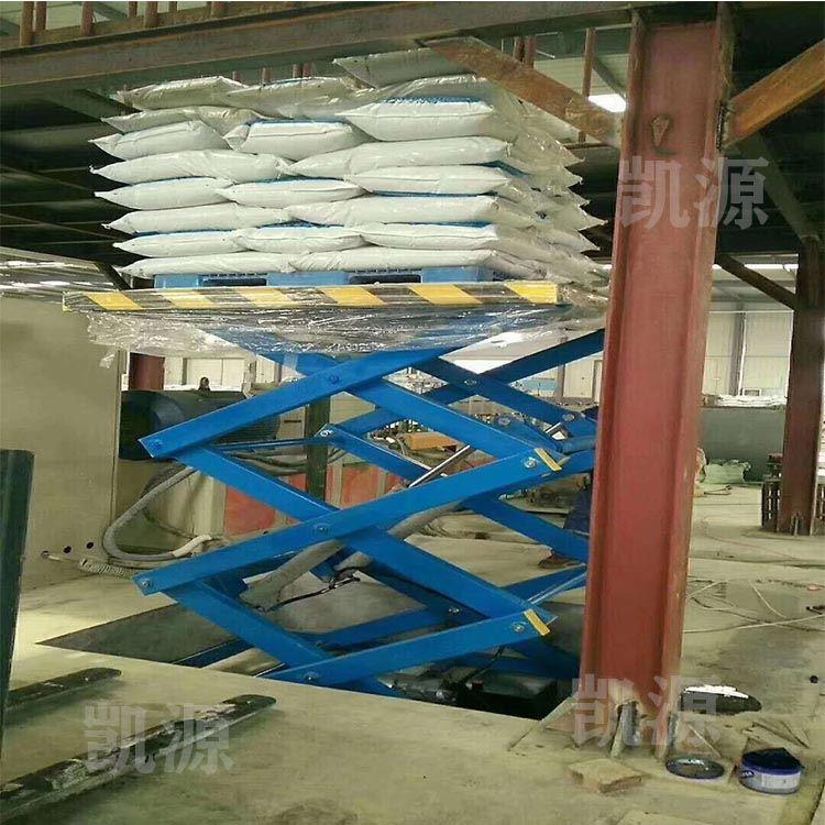 电动液压升降机仓库车间简易货物举升机式升降机_虎窝淘