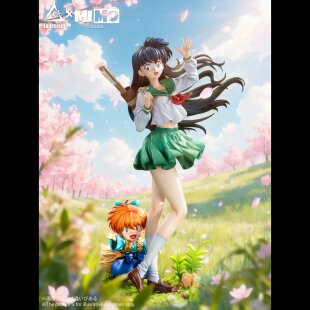 C4厂 破魔戈薇与七宝犬夜叉 桔梗 杀生丸 二次元动漫游戏摆件手办