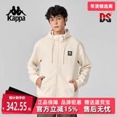 新款 Kappa卡帕男装 冬季 运动休闲针织连帽外套K0E72MK80