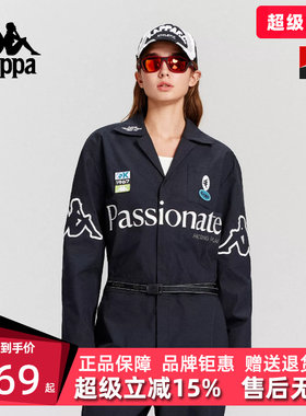 Kappa卡帕女装秋季新款时尚套装运动休闲长袖连体服KPCJBFL90