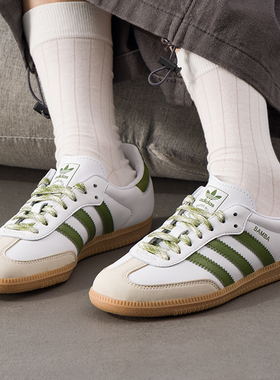 Adidas阿迪达斯三叶草女鞋2025秋季新款 SAMBA OG W 休闲鞋JS1352