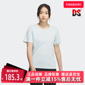 运动休闲透气短袖 新款 KF2678 2025夏季 Adidas阿迪达斯女装