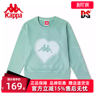 K0C22WT04 运动休闲套头衫 Kappa卡帕女子针织圆领卫衣春季 新款