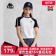 插肩运动休闲复古短袖 新款 T恤K0E42TD31 春季 Kappa卡帕女装