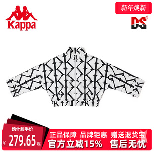运动休闲舒适耐磨宽松满印茄克K0D22JJ01 新款 Kappa卡帕女装 春季