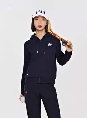 Kappa卡帕女装夏季新款舒适透气运动休闲连帽外套K0E22MK01