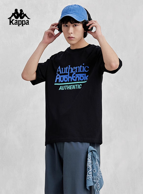 Kappa卡帕男装女装夏季新款运动休闲简约短袖T恤K0EX2TD31D