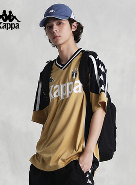 Kappa卡帕男装夏季新款运动休闲复古百搭短袖T恤K0E32TD15