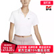 运动休闲翻领短袖 透气修身 DV7885 T恤新款 Nike耐克女装
