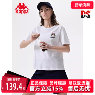T恤K0D42TD89 运动休闲印花圆领短袖 Kappa卡帕女子春季 新款