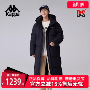 运动休闲舒适保暖长款 新款 羽绒服K0E72YY24 冬季 Kappa卡帕男装