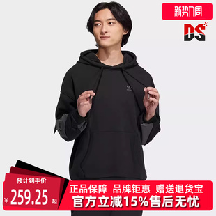 休闲连帽套头卫衣IC8157 新款 Adidas阿迪达斯三叶草男装 冬季