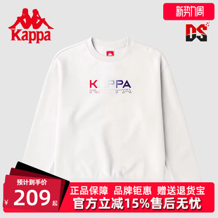Kappa卡帕女子圆领卫衣新款 K0C22WT03 运动休闲套头衫