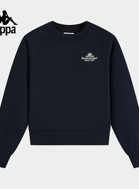 Kappa卡帕男装女装冬季新款运动休闲圆领卫衣K0E82WT30D