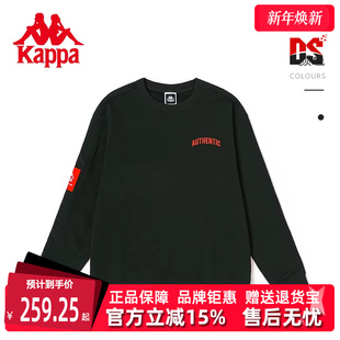 运动休闲字母刺绣长袖 新款 K0D52WT61 秋季 Kappa卡帕男装