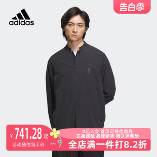 宽松休闲运动长袖 adidas阿迪达斯男款 新款 IW1510 2024夏季 衬衫