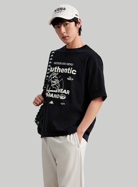 kappa卡帕男装女装夏季新款时尚透气运动休闲T恤K0EX2TD81D