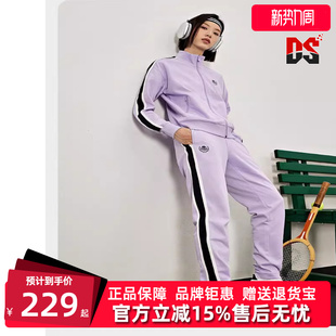 条纹撞色休闲裤 女针织长裤 K0D62AK27 新款 Kappa卡帕运动裤