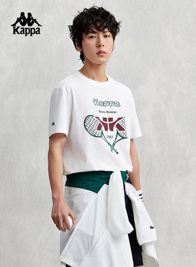 kappa卡帕男款新款夏季运动上衣跑步短袖t恤K0E32TD09