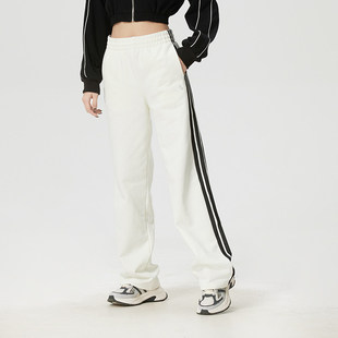 Adidas阿迪达斯女装2026春季新款FAV FT 3S PNT针织长裤KS2820