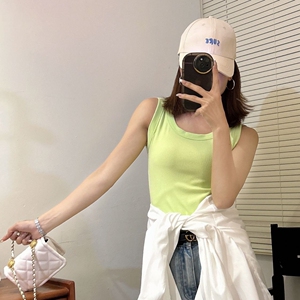 YF-吊带女士背心内搭2024年春夏季新款修身打底衫薄款