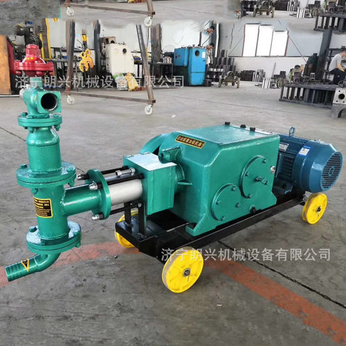 BW50单缸注浆机 5.5KW电动砂浆注浆泵 地基加固注浆机 小型灌浆机