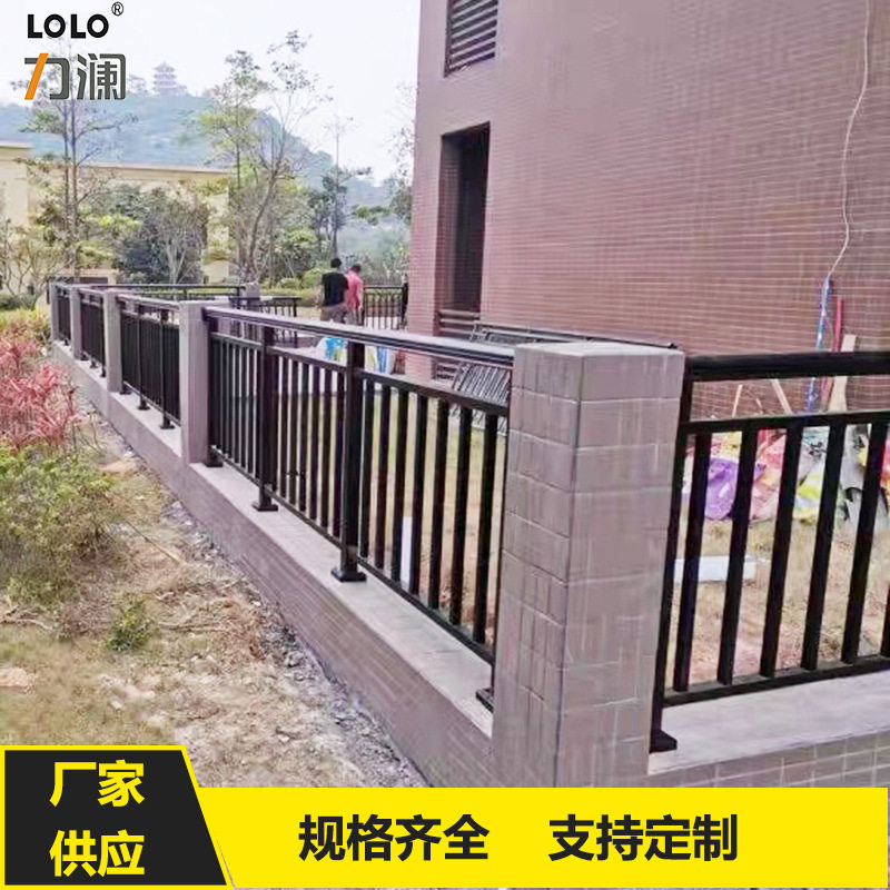建筑工程工地铝合金栏杆护栏室内室外锌钢阳台窗户飘窗屋顶格栅款