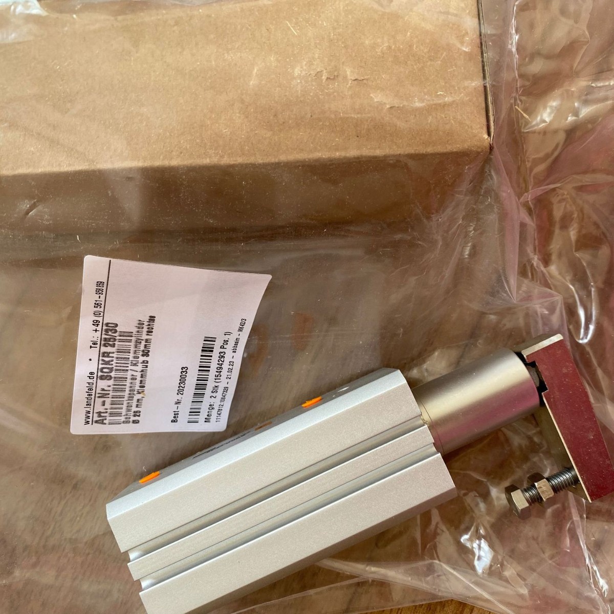 德国原装 Landefeld 旋转夹具  夹紧缸 SQKL 25/30 左旋