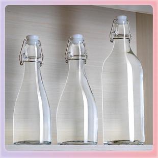 酒存酒酒坛一 3MLE密封酒瓶空瓶白酒家用好看玻璃瓶酒壶装