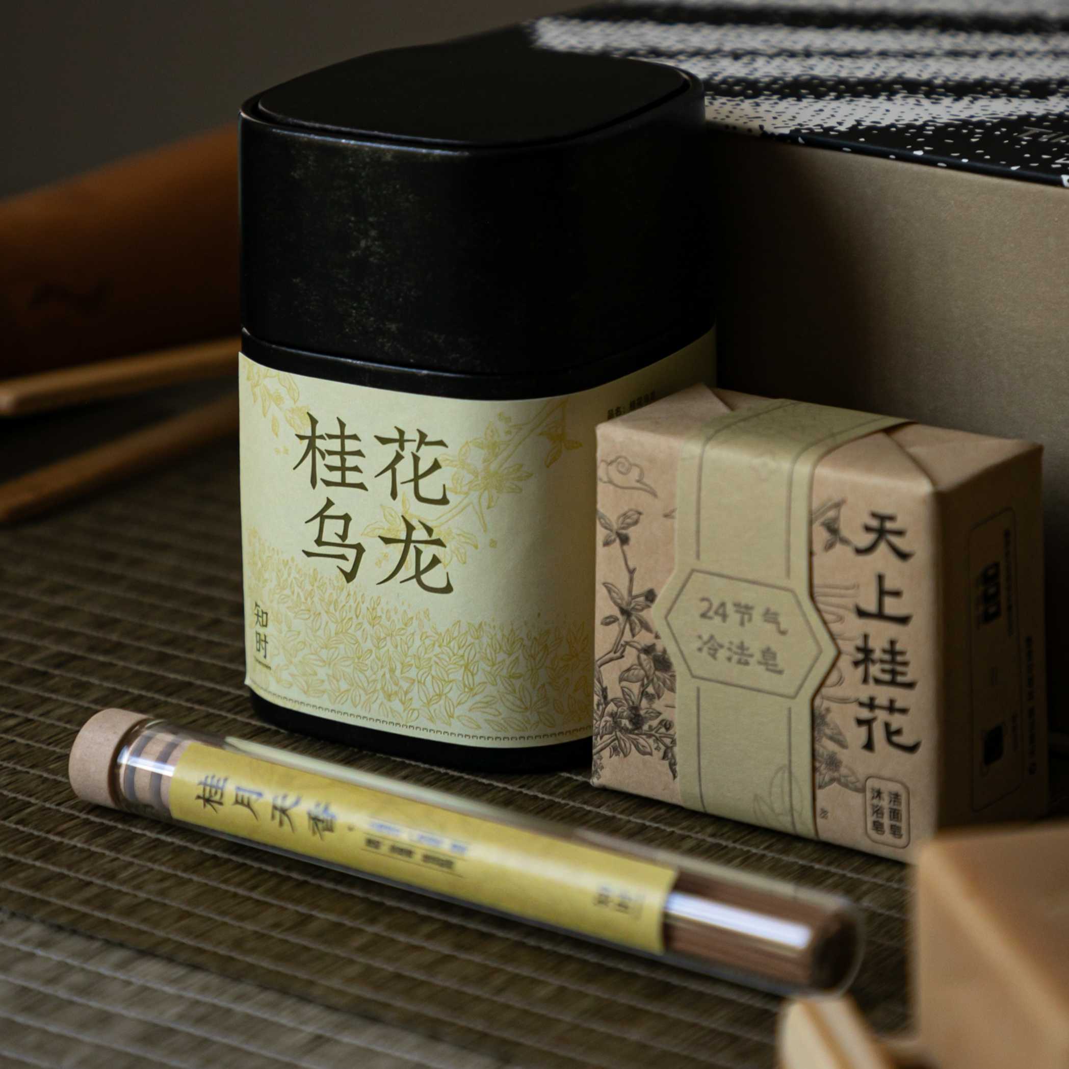 桂花乌龙桂花冷法皂知时