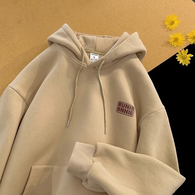 大码300斤美式重磅纯棉卫衣男女