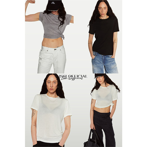 ISSIofficial柔软百搭圆领短袖T