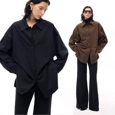 ISSIofficial*Relax松弛剪裁廓形长袖衬衫