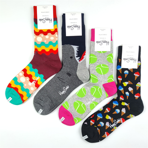 happysocks时尚潮流中长筒袜