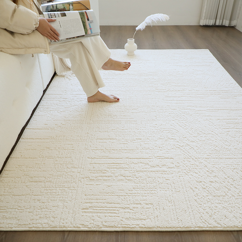 法式客厅艺术硅藻丝地毯