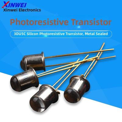 3DU5C 光敏晶体管三极管 硅光敏三极管 晶体管 金属封装 2脚
