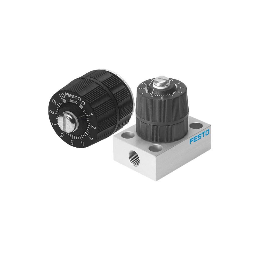 FESTO精密单向节流阀GRPO/GRP-10-70-160-PK-3-4-1/8-AL 12961气