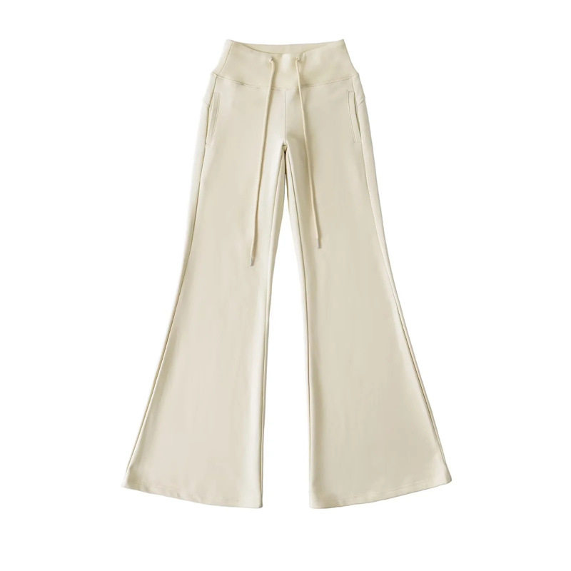 巨显腰瘦~宽腰螺纹休闲卫裤女美式低腰休闲宽松垂感喇叭拖地裤,女装/女士精品,卫裤,淘宝优惠券,粉丝福利购,淘宝优惠卷