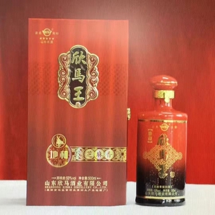 欣马王芝麻香酒人和系列高端马场酒38度盒装东营特产尊享商务高级
