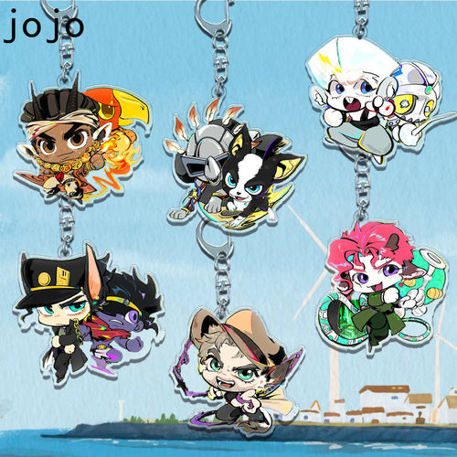 JOJO的奇妙冒险动漫周边钥匙扣挂件阿布德尔卡通书包挂饰创意礼品
