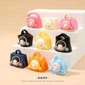 大牌包包萌粒摆件时尚 可爱仿真奢侈品桌面装 饰品潮玩公仔创意礼品