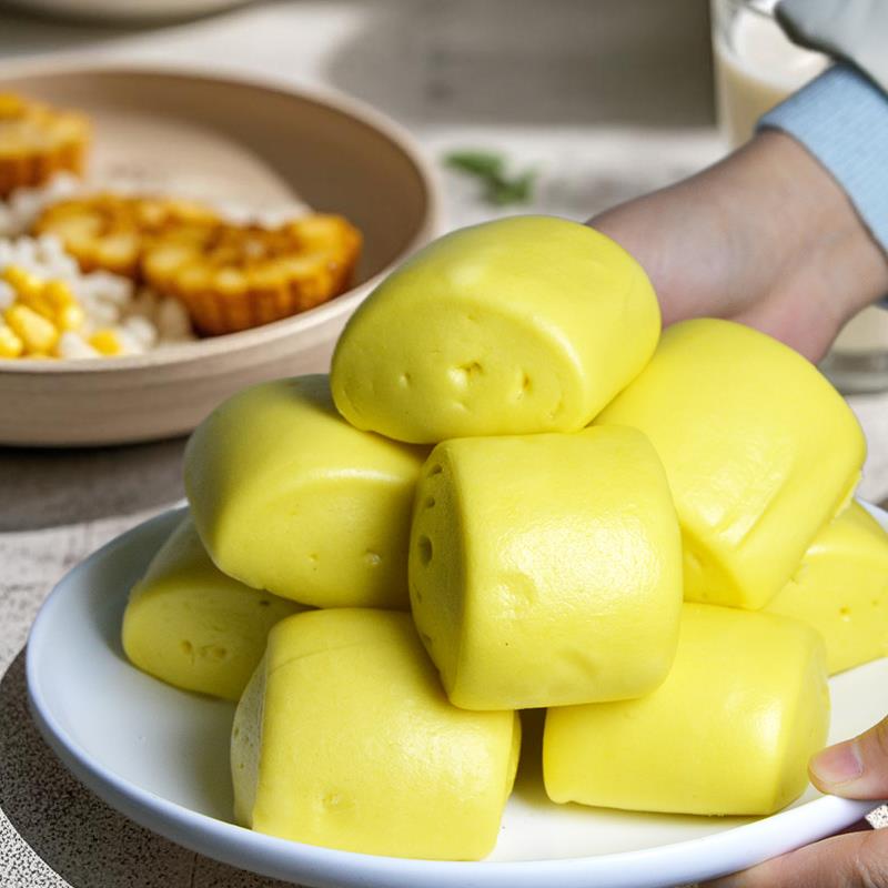 山药玉米大小馒头CLI杂包孕子妇粮早餐全各种美食营养半成品加热