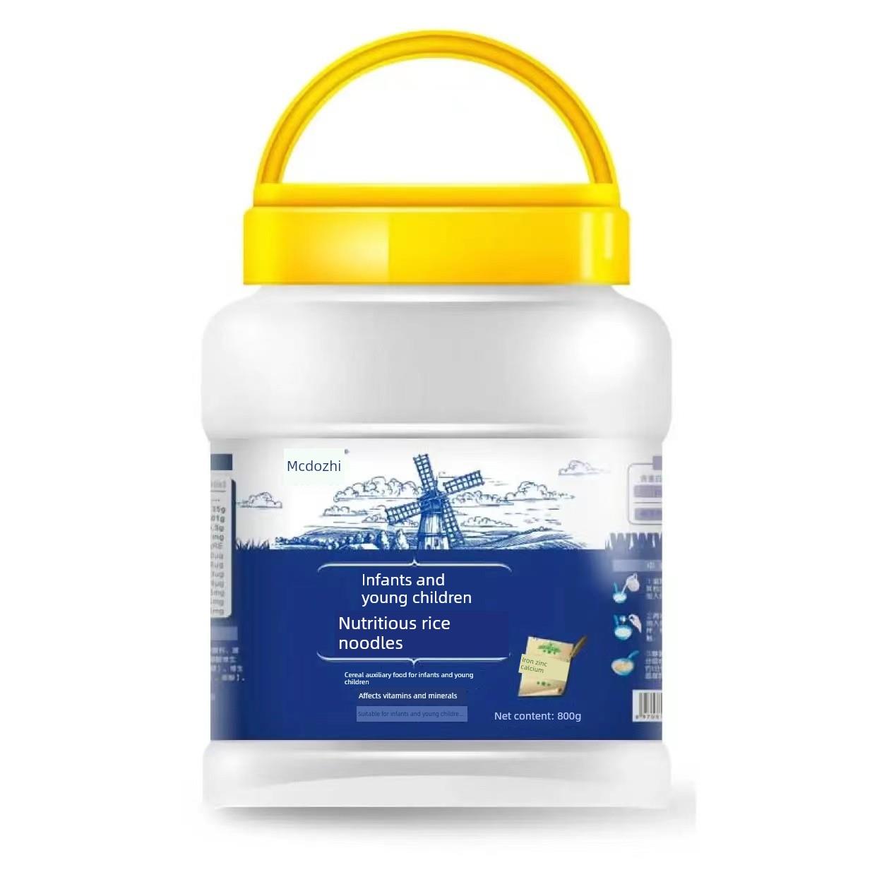 多滋婴麦儿胡卜钙铁淮山风味营养米粉800g锌米粉2萝IJJ罐优惠