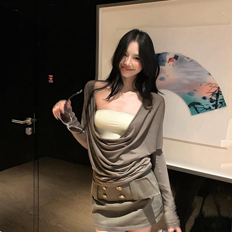 富家千金miu系套装女早秋季清冷贵气感穿搭御姐绝美包臀裙两件套