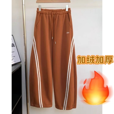加绒加厚妈妈卫裤2025秋冬新款时尚潮牌休闲长裤时尚显瘦裤子潮女