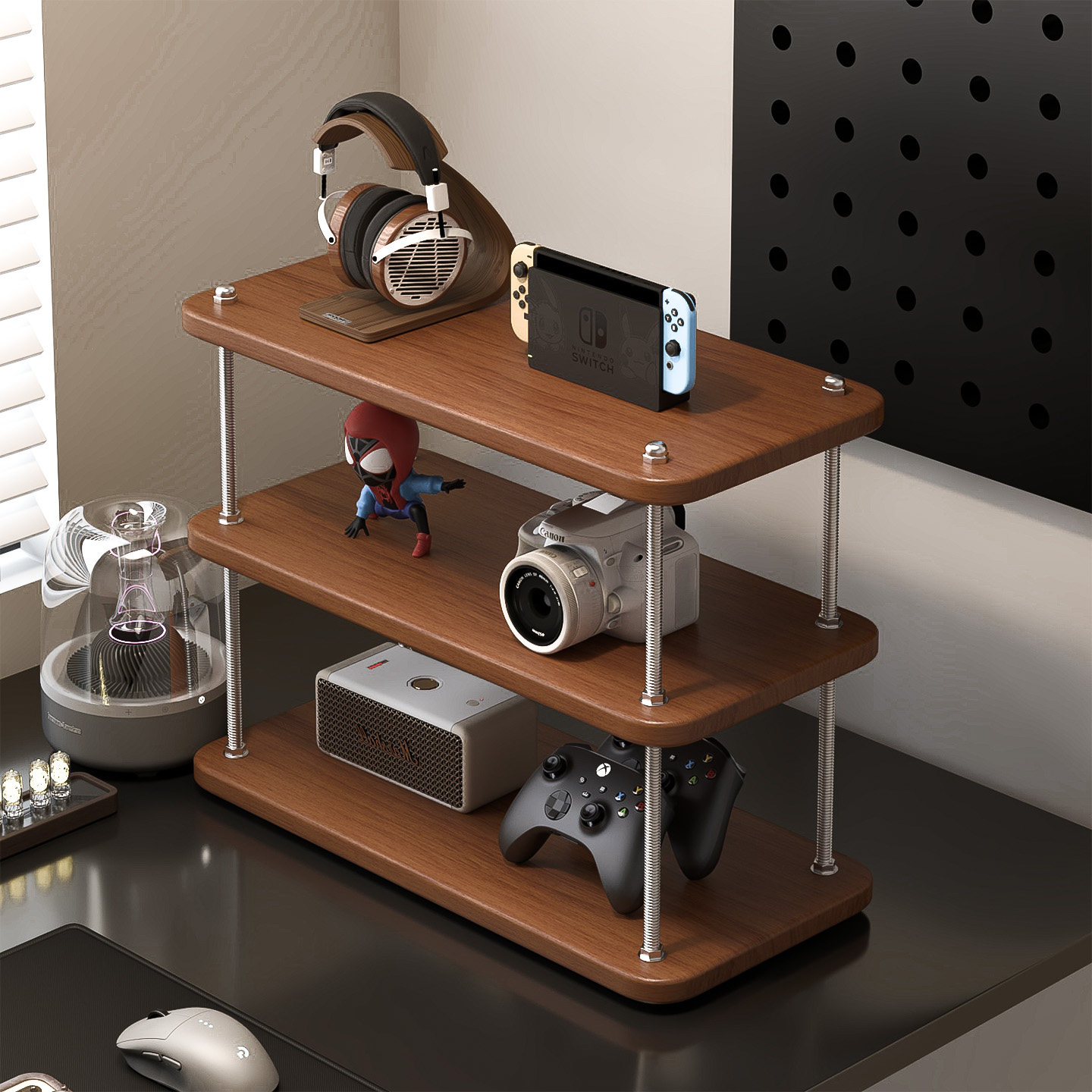 桌面置物架家用电脑桌手柄支架可调节咖啡杯架吧台收纳摆件整理架,住宅家具,搁板/置物架/家用陈列架,淘宝优惠券,粉丝福利购,淘宝优惠卷