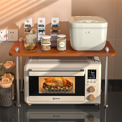 微波炉上方加粗加厚一体置物架子